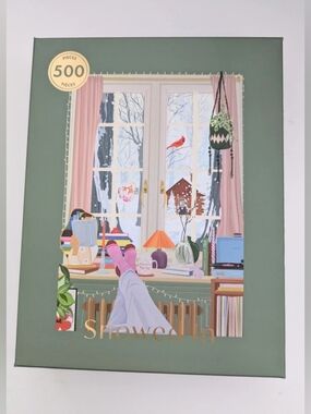 NEW IN BOX Hobbry "Snowed In" Winter Holiday 500-Piece Puzzle